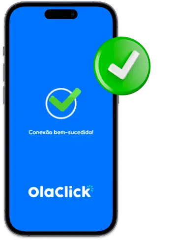 Pantalla de conexión exitosa del robot de WhatsApp de OlaClick