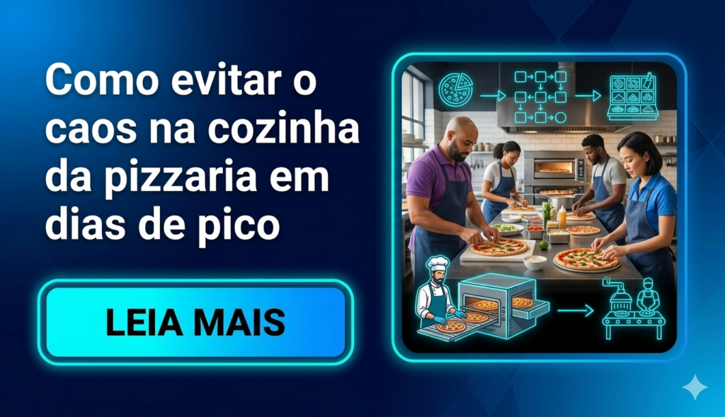caos na cozinha pizzaria