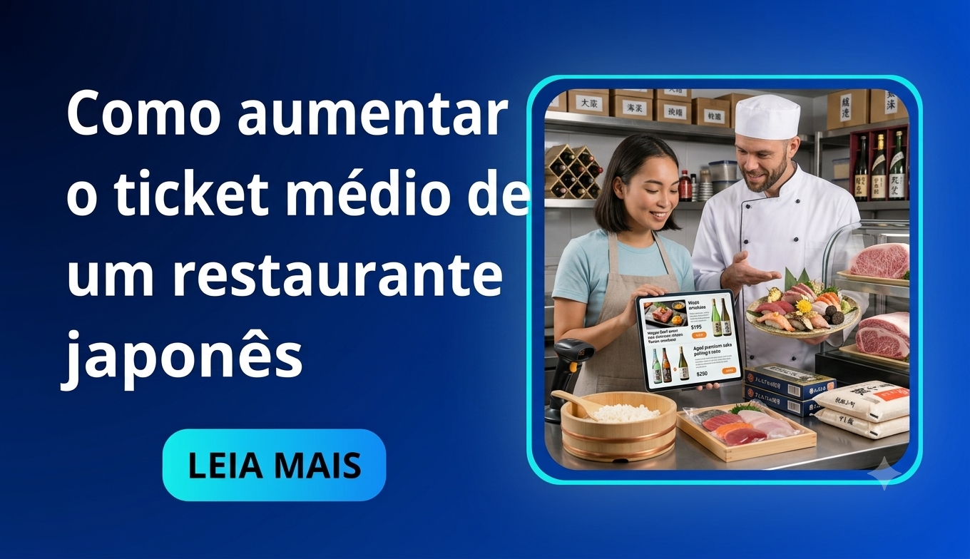 aumentar ticket médio restaurante japonês