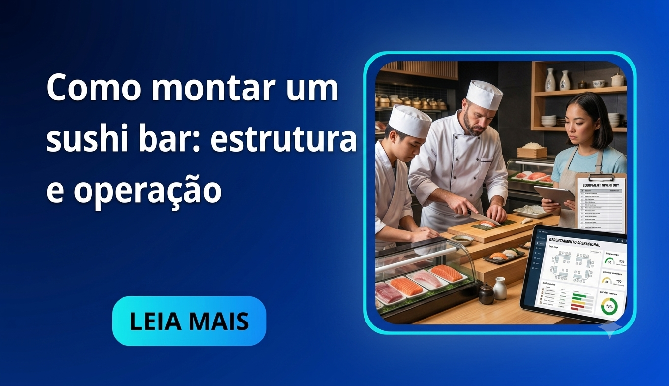 como montar um sushi bar