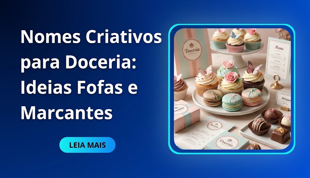 Nomes Criativos para Doceria