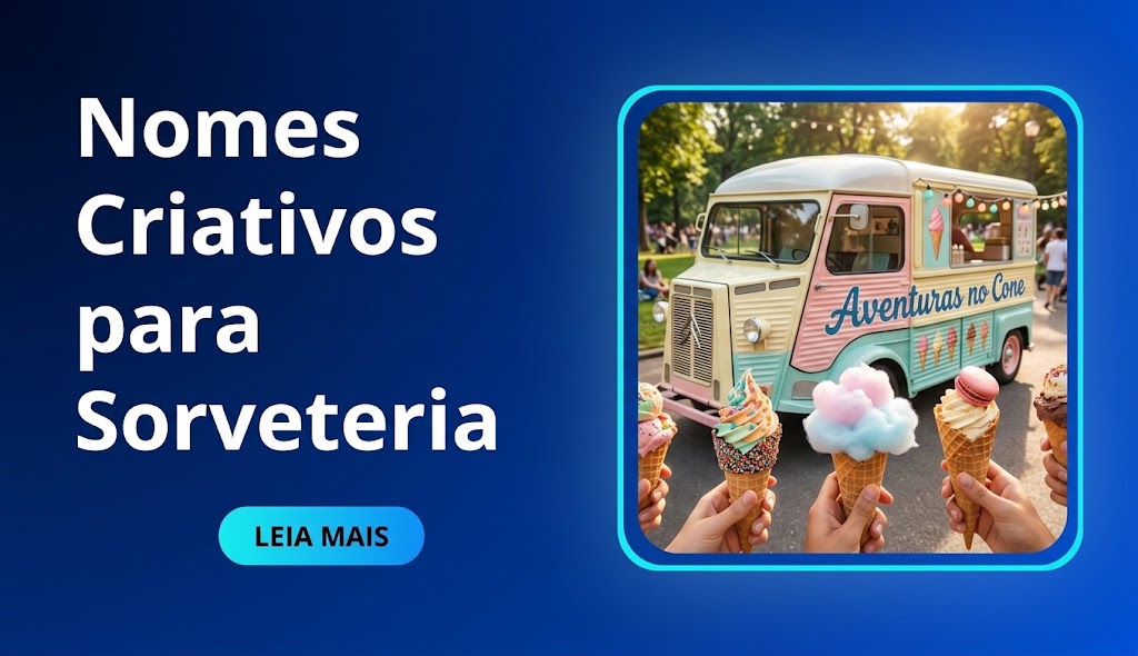 Nomes Criativos para Sorveteria