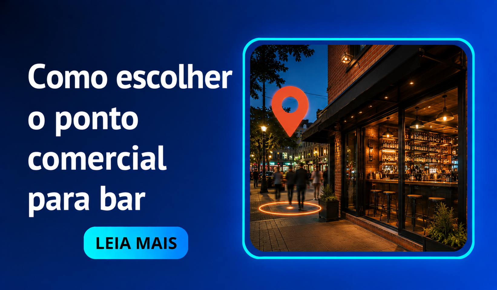 Ponto comercial para bar como escolher o ideal