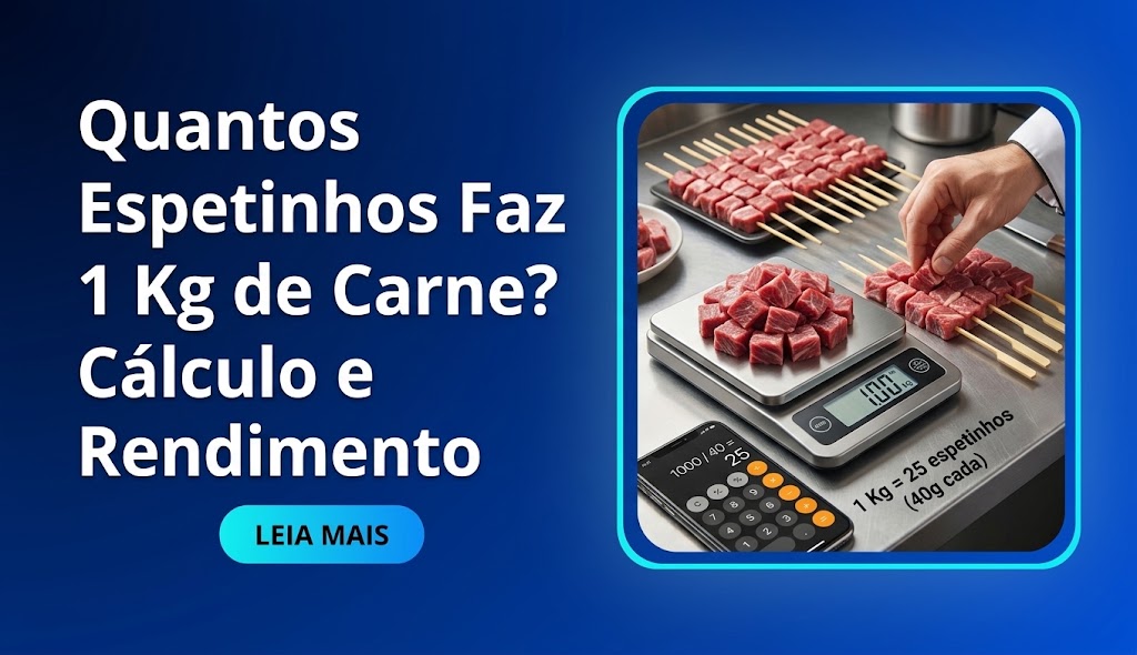Quantos Espetinhos Faz 1 Kg de Carne