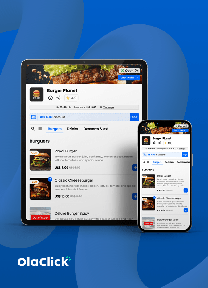 OlaClick - Menu digital